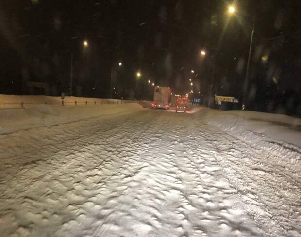 Во Владимирской области подрядчики не могут расчистить трассы М-7 и Р-132