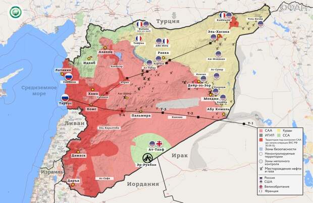 Сирия итоги за сутки на 11 октября 06.00: ИГ* аквизировалось на востоке Сирии, 60 тысяч человек бегут от «Источника мира» 