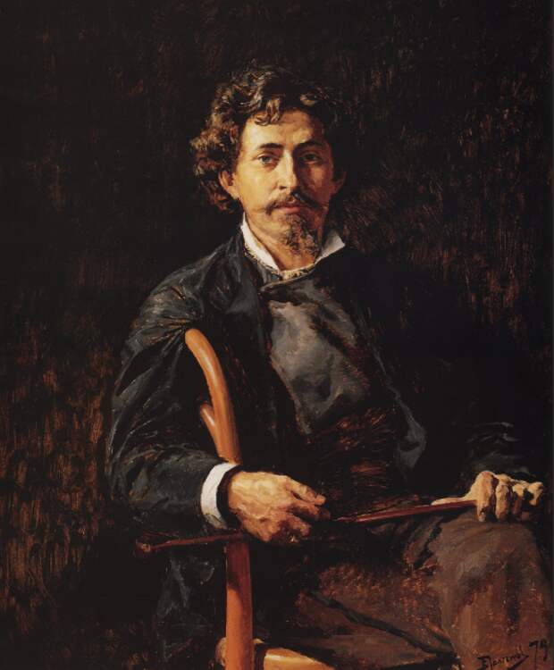 Илья Репин автопортрет. 1878 г.