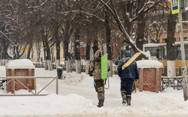 В Рязанской области за ночь выпало 25 мм снега