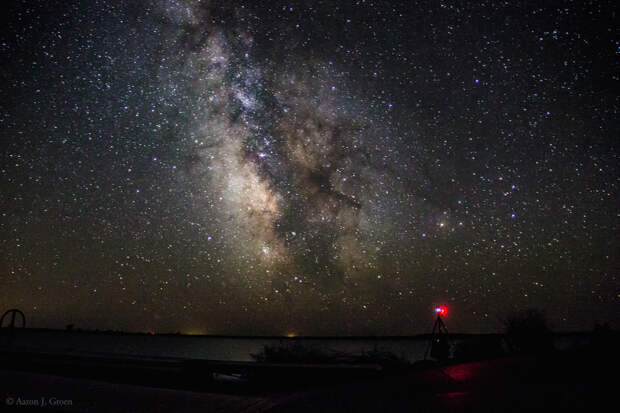 Canon 6D time-lapsing the milky way behind the scenes