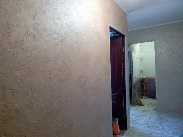 Декоративная штукатурка в интерьере коридора (30 фото)