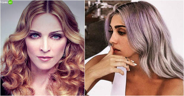 Мадонна и Лудрес Леон дочери, звёзды, копии, красота, шоу бизнес