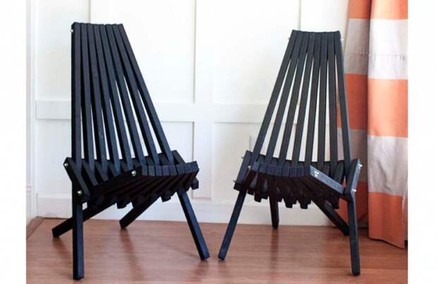 Футуристичные складные стулья DIY