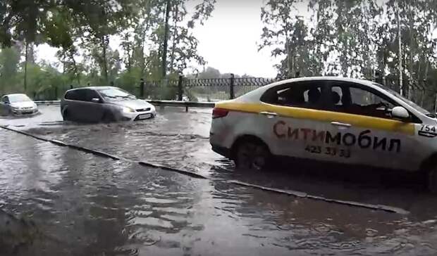 Нижний Новгород уходит под воду из-за ливней