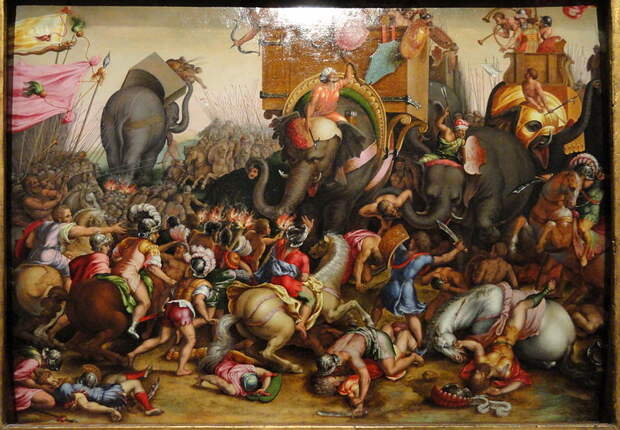 File:The Battle of Zama, after 1567, after Cornelis Cort, Netherlandish - Art Institute of Chicago - DSC09738.JPG