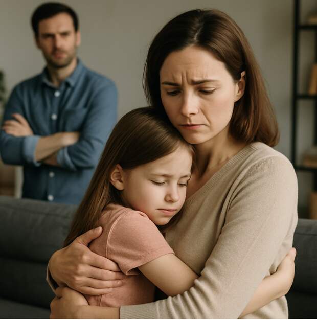 Я хочу, чтобы у нас были свои дети. А твоя дочь пусть живёт у бабушки.