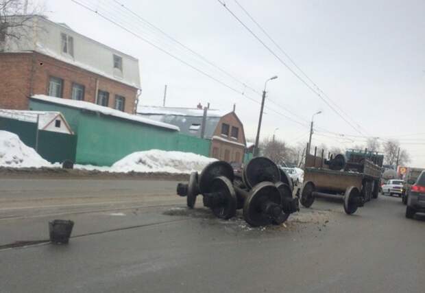 как крепить колесные пары в полуприцепе