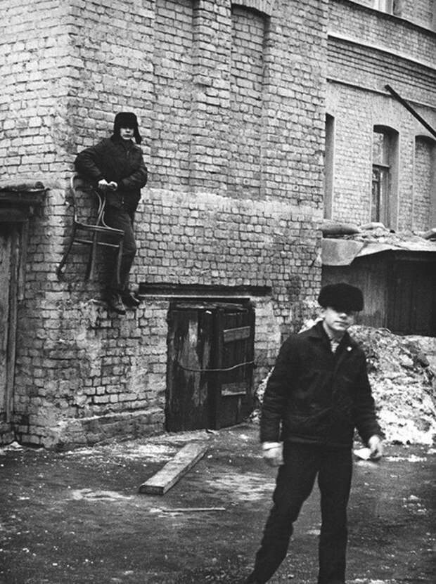 Одна из старейших улиц Замоскворечья. СССР, Москва, 1970-е годы.