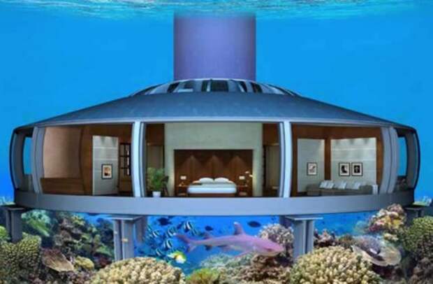 H2OME - подводный дом для жителей "водного мира" будущего