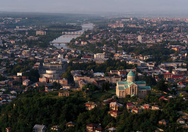 Грузия с высоты птичьего полета