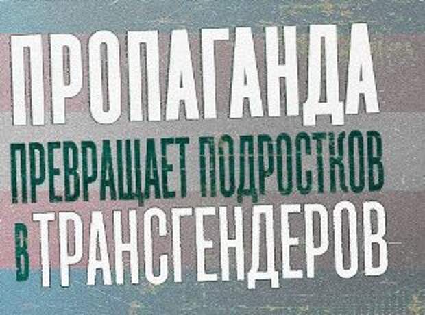 В США с 2000 года число трансгендеров среди молодёжи выросло в 20 раз. Вы хотите такого в России? (Владимир Маслов)