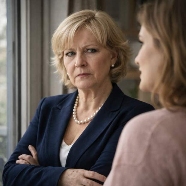 — Ты нарочно девочкой забеременела, чтобы меня опозорить, — резко притопнула каблуком свекровь.