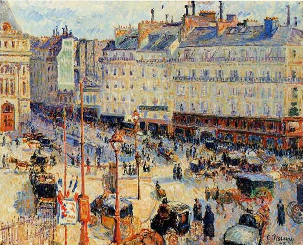 Place du Havre, Paris. (1893). Писсарро, Камиль