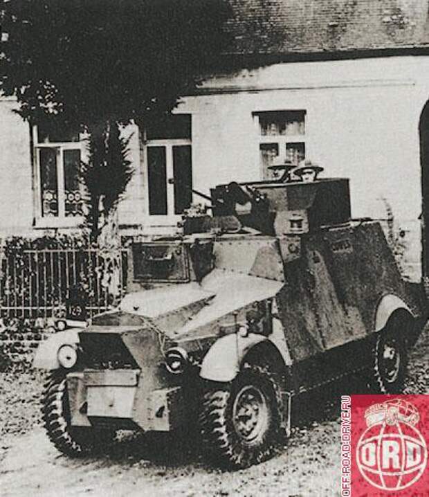 Броневик Morris-Commercial CS9/LAS на грузовом шасси CS9. Из 99 машин 38 использовались на территории Франции, а 30 – в Африке.