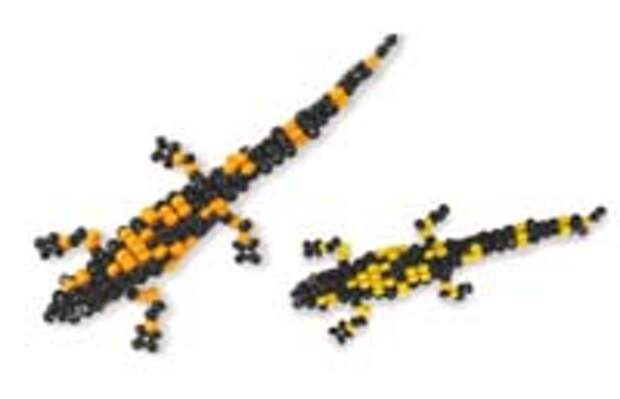 salamandra-iz-bisera саламандра из бисера