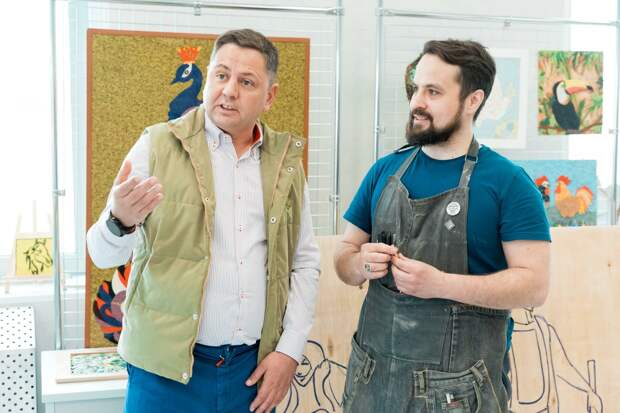 В Сабинском районе создают масштабное мозаичное панно вместе с художником Маратом Наби