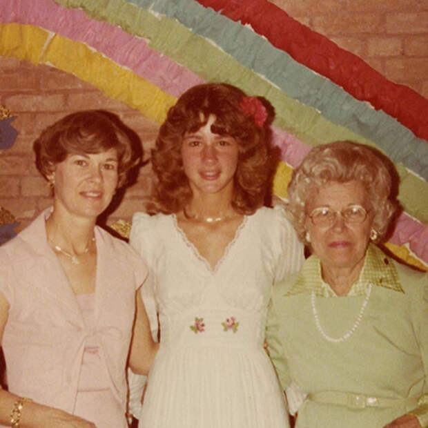 Мелинда Гейтс (в центре) с мамой и бабушкой