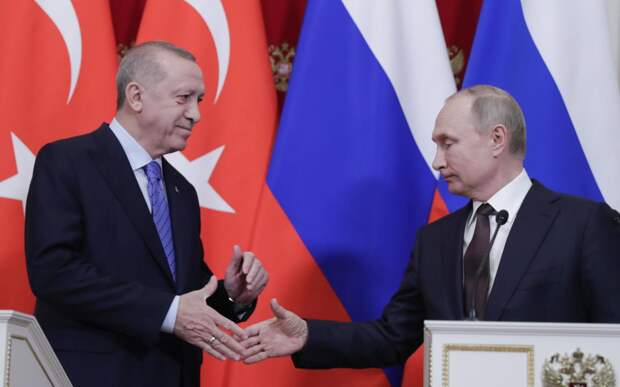 Эрдоган сообщил, что Путин пригласил его на саммит ШОС в Узбекистане