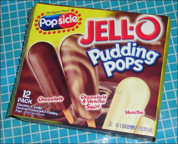 Jell-O Pudding Pops. Jell-O Pudding Pops.