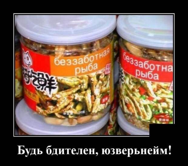 Демотиватор про рыбку