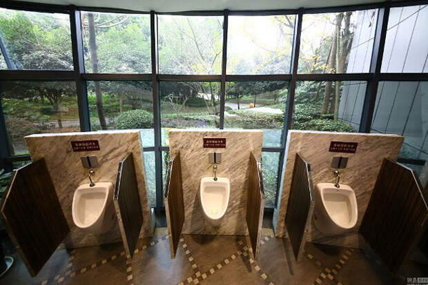 Как выглядит 5-звездочный общественный туалет из Китая