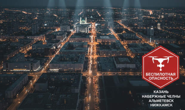 В Татарстане ввели режим Беспилотная опасность для четырех городов