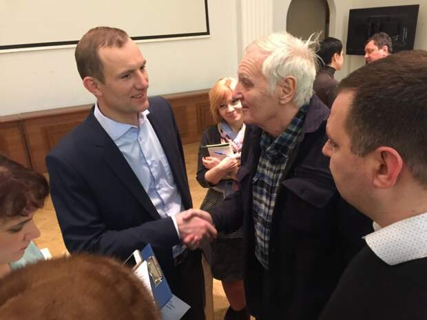 Алексей Беляев на встрече с жителями Ростокина