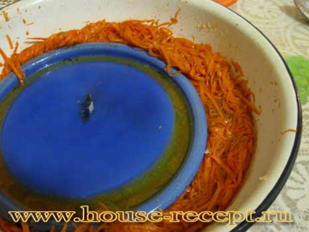 Приготовление корейской морковки