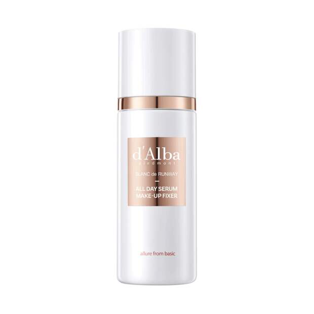 Спрей-фиксатор для макияжа Blanc de Runway All Day Serum Make-Up Fixer, d'Alba, 3038 руб. («Л'Этуаль»)