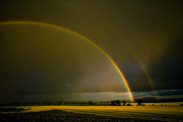 rainbows28 rainbows28 50 потрясающих фотографий двойной радуги