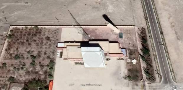 Спутниковые снимки китайских радаров СПРН