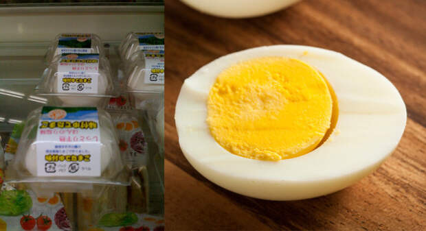 11. Вареные яйца в упаковках  вещь, идея, мир, япония