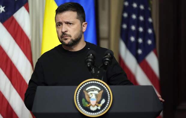 Президент Украины Владимир Зеленский. AP Photo/ Andrew Harnik