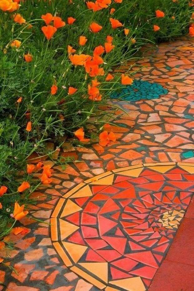 Ландшафтный дизайн: Мозаика в саду