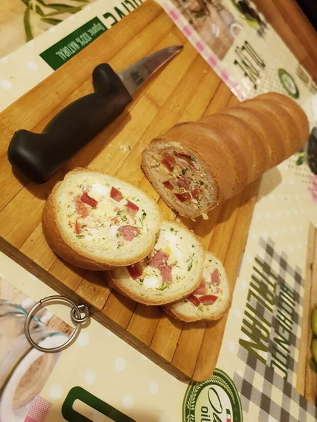 Медальоны из батона