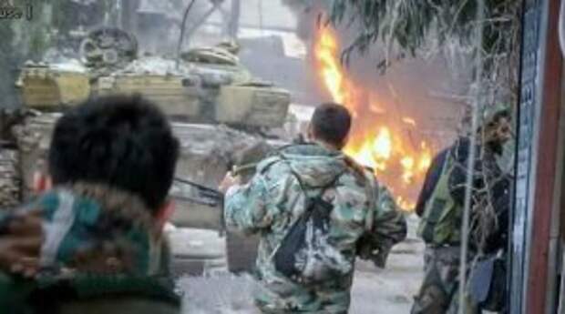 Кадры жестоких боев: Банды атакуют Дамаск и несут большие потери