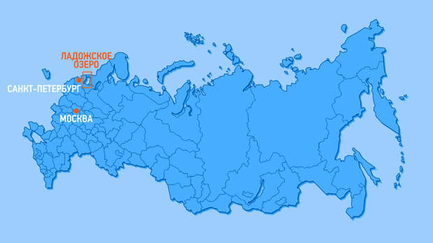 озеро на карте