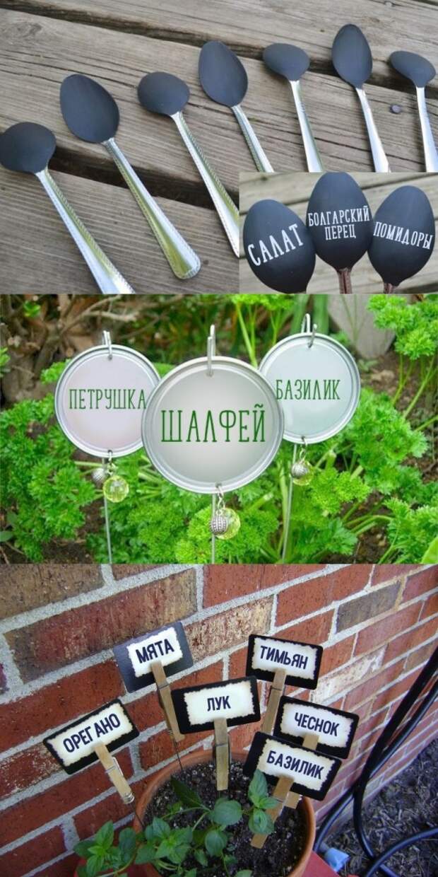 таблички для грядок