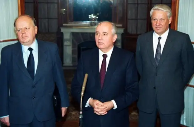 горбачев ельцын шушкевич