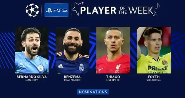 Названы претенденты на звание игрока недели в ЛЧ