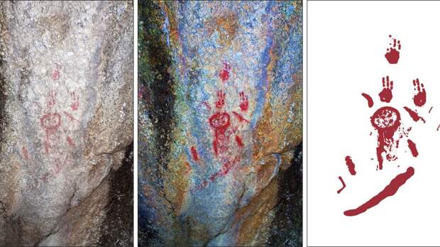 Первые вулканологи: древние люди стали свидетелями извержения вулкана и нарисовали его