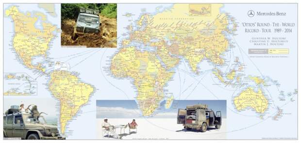На Геландевагене вокруг света за 26 лет gelandewagen, mercedes, mercedes-benz, путешествие