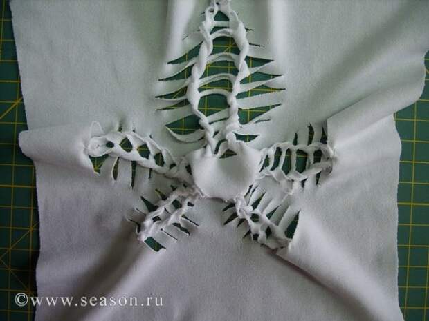МК по плетению узоров на футболке (Diy) МК по плетению узоров на футболке (Diy)