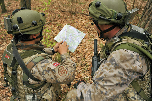 Военнослужащие НВС Латвии на учениях НАТО в Адажи © CC BY 2.0 / Markus Rauchenberger