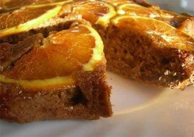 кофейный пирог с апельсинами