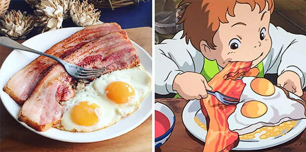 Отличная идея, как накормить капризного ребенка: японка готовит блюда из мультфильмов Миядзаки