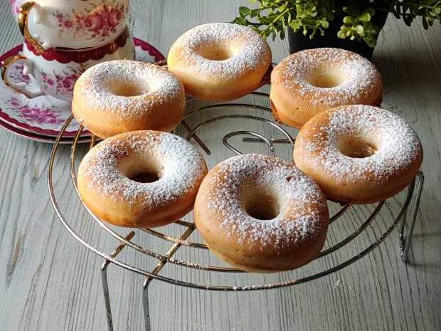 Пончики с карамелью