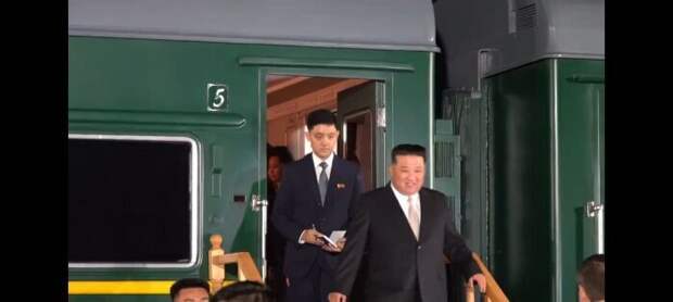 Ким Чен Ын прибыл на своем легендарном бронепоезде в Приморье. 2023 год / Фото: правительство Приморского края 