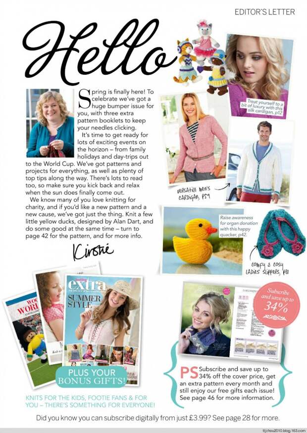 Simply Knitting №120 2014 - 紫苏 - 紫苏的博客